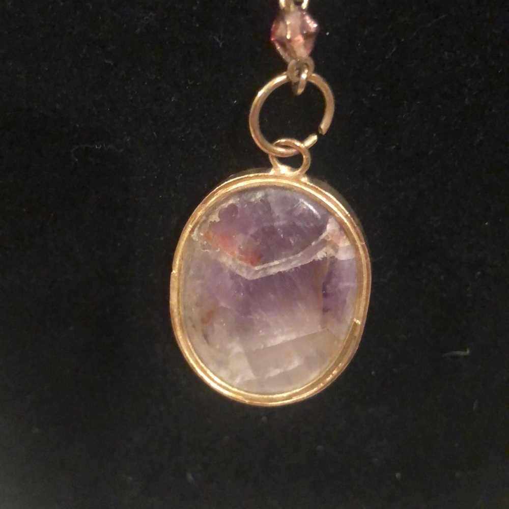 Natural Purple Gemstone “Amethyst” Pendant - Picture 4 of 6